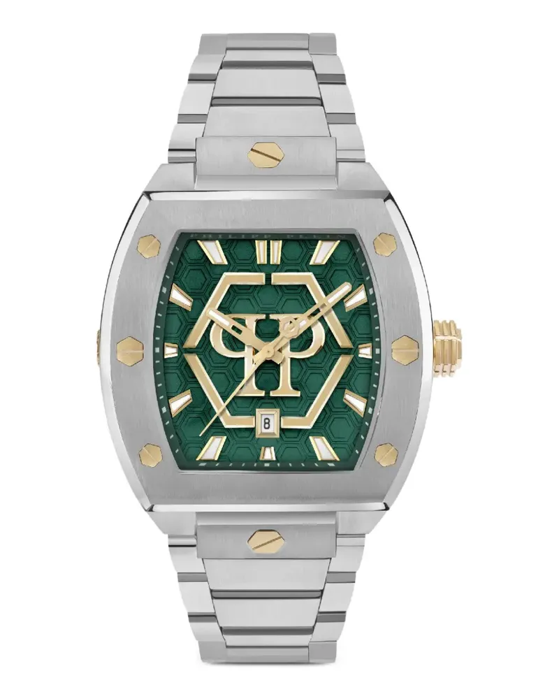 Philipp Plein Hexagon Phantom Armbanduhr 42mm - Grün Grün