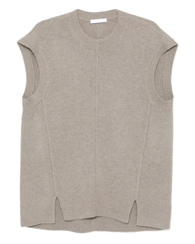 Helmut Lang Gebürstetes Top - Nude Nude