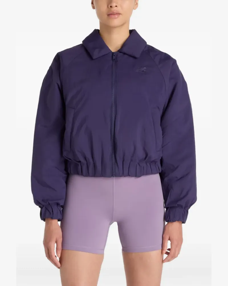 New Balance padded woven bomber jacket - Violett Violett