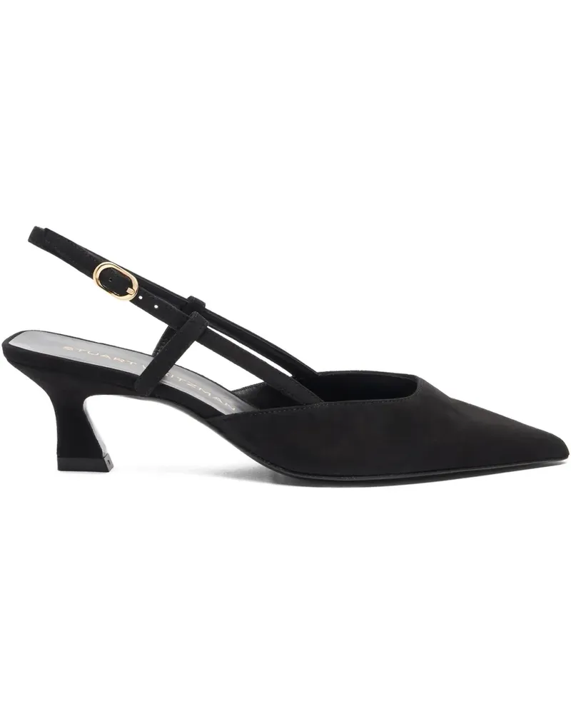 Stuart Weitzman Spitze Vinnie Slingback-Pumps 50mm - Schwarz Schwarz