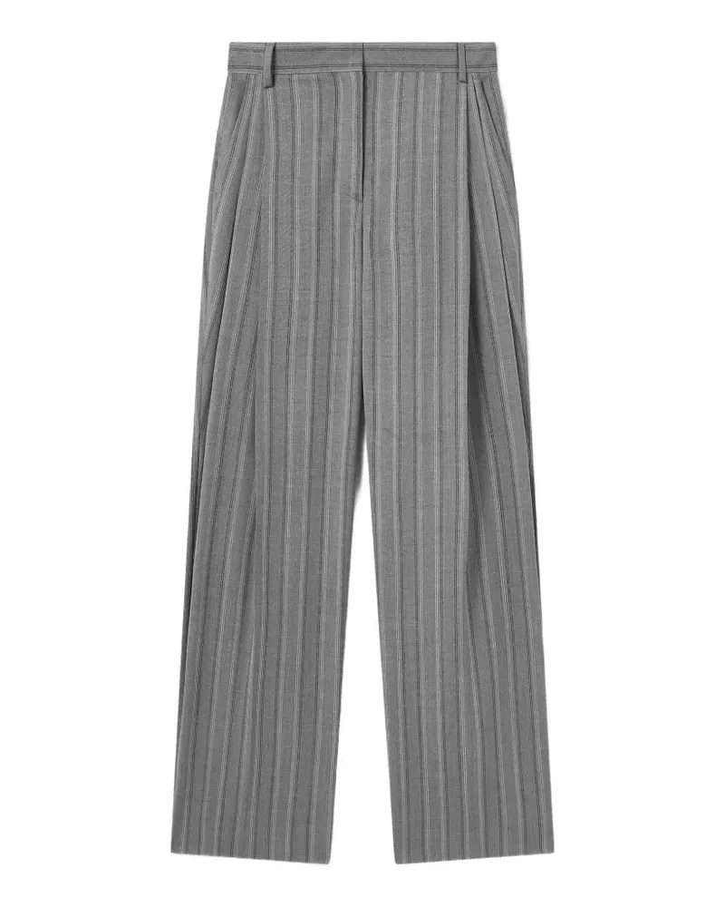 Stella McCartney Gestreifte Hose - Grau Grau