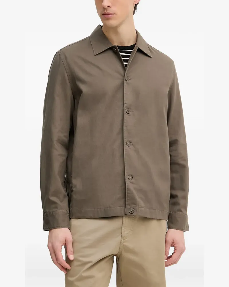 Marc O'Polo button-up shirt jacket - Braun Braun