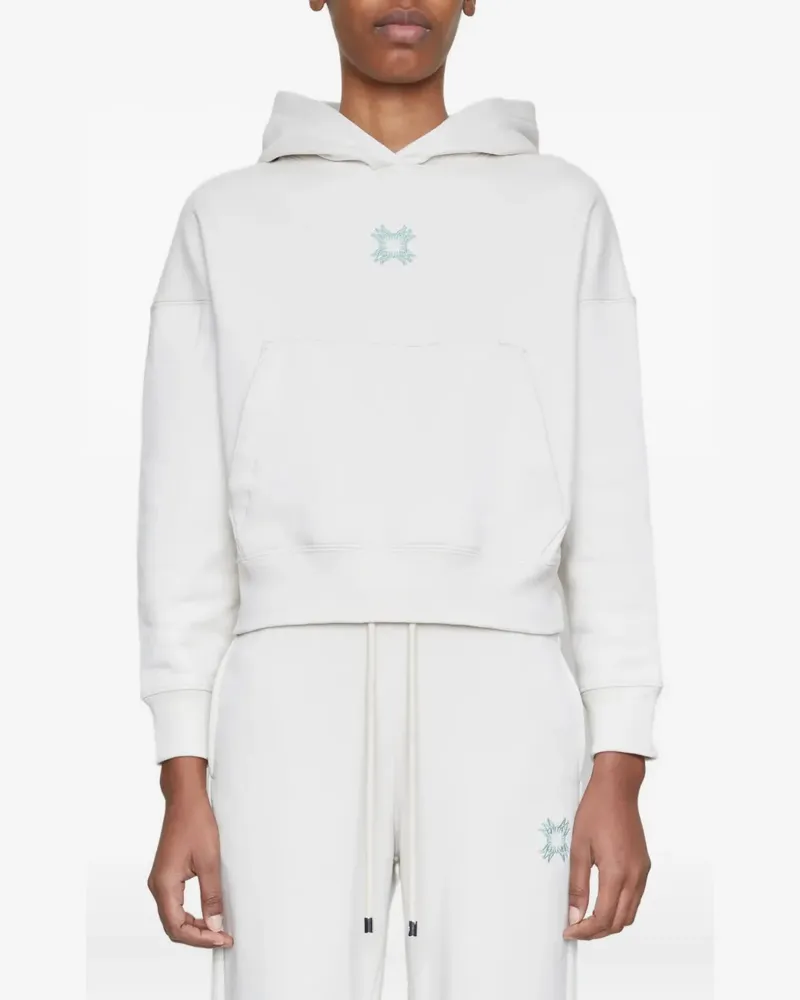 Amiri embroidered hoodie - Weiß Weiß