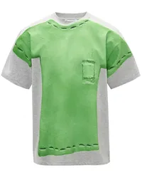 J.W.Anderson Clay T-Shirt mit Trompe oeil-Effekt Grau