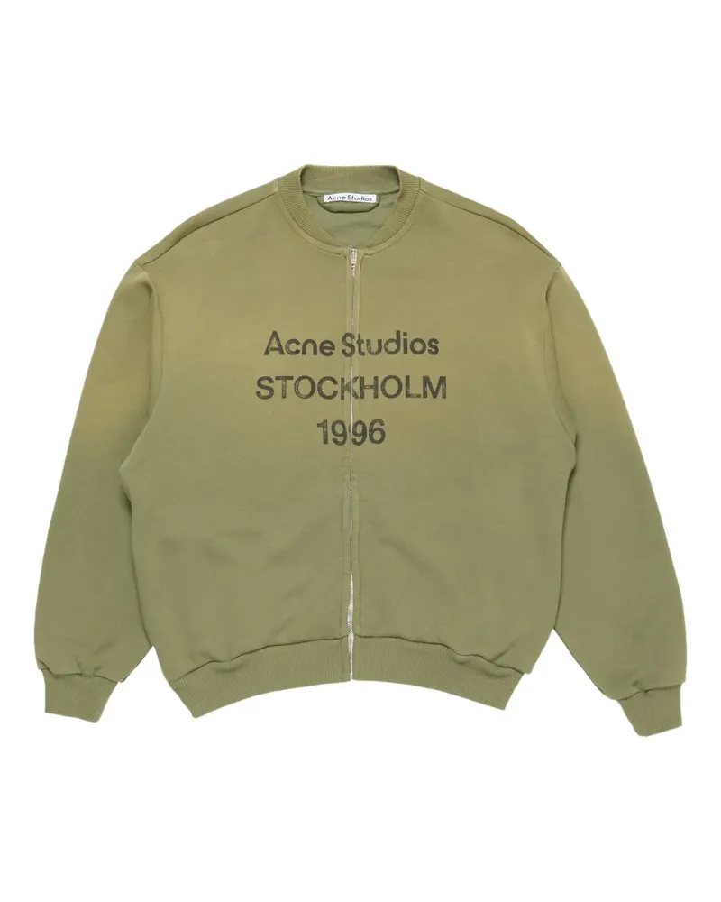 Acne Studios Cardigan mit Reißverschluss - Grün Grün