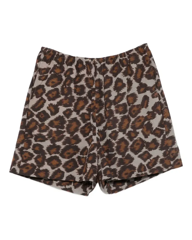 Nanushka Shorts mit Animal-Print - Braun Braun