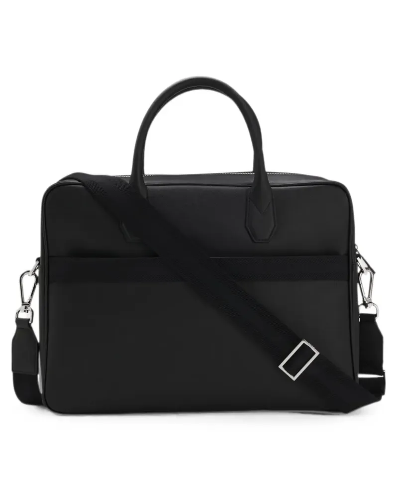 HUGO BOSS logo-plaque briefcase - Schwarz Schwarz