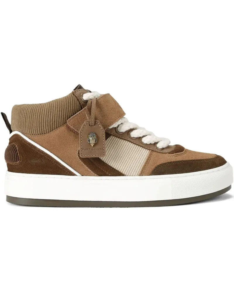 Kurt Geiger touch-strap-fastening sneakers - Braun Braun