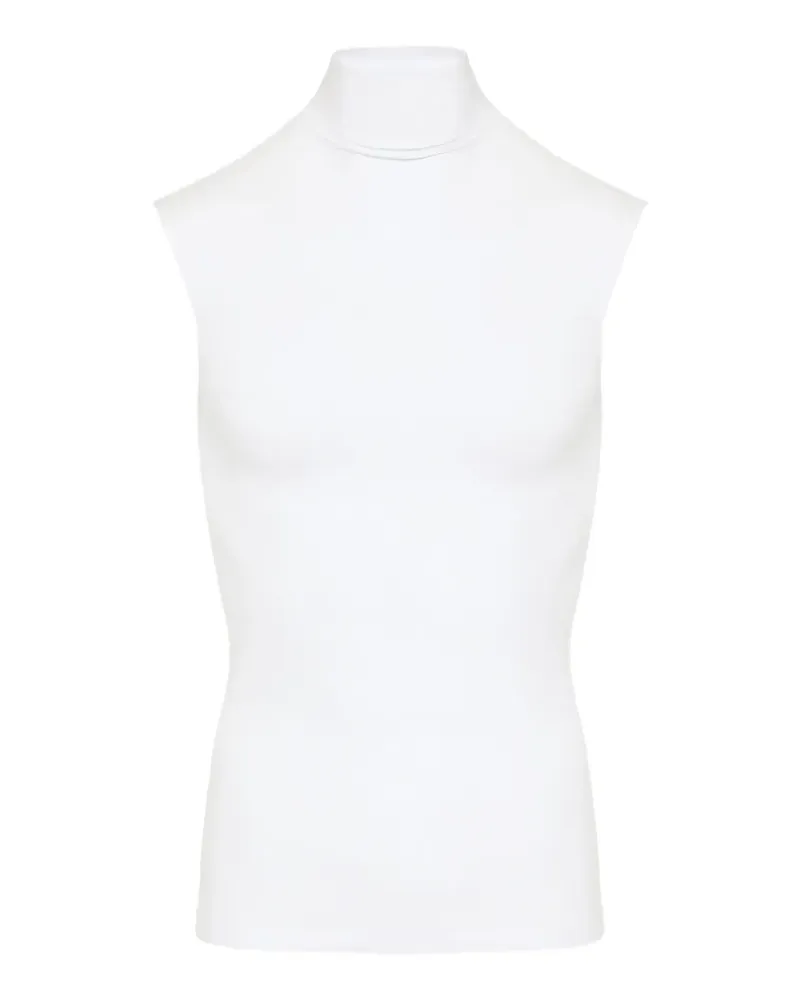Gucci Nahtloses Tanktop aus Stretch-Nylon - Weiß Weiß