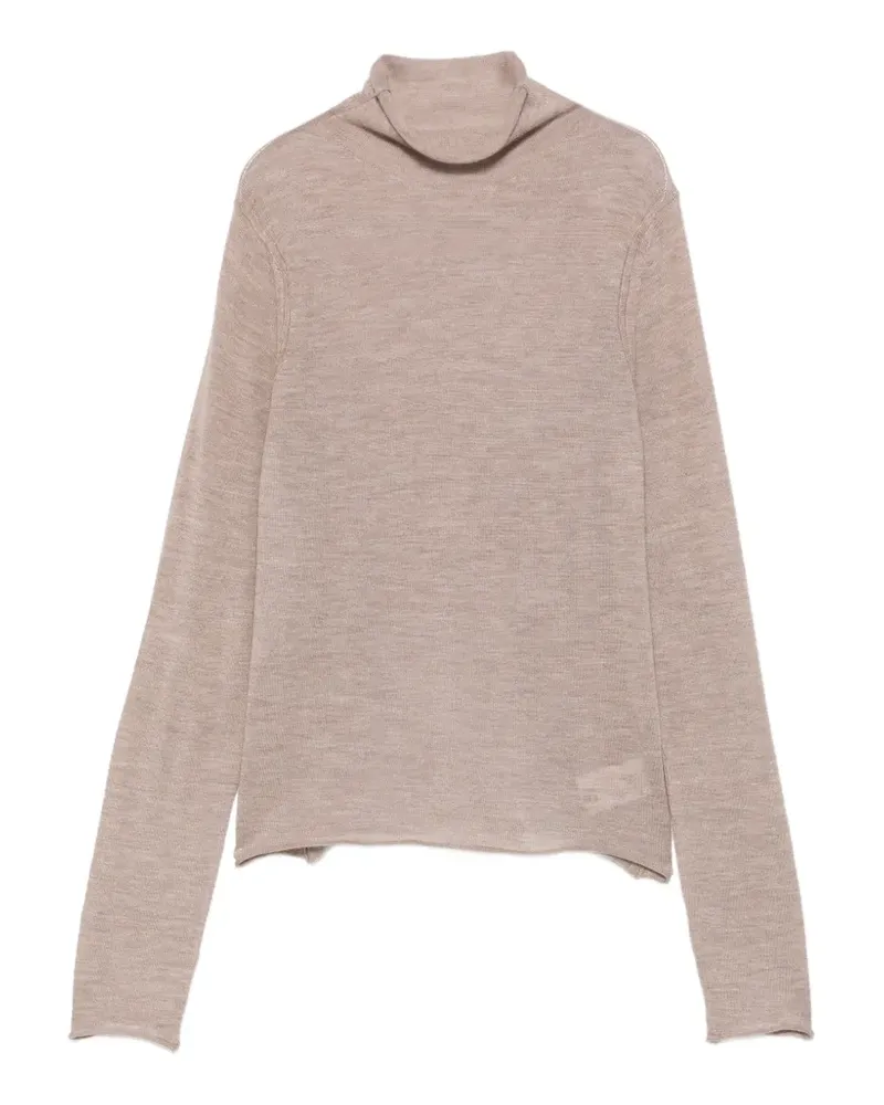 Fedeli high-neck sweater - Braun Braun