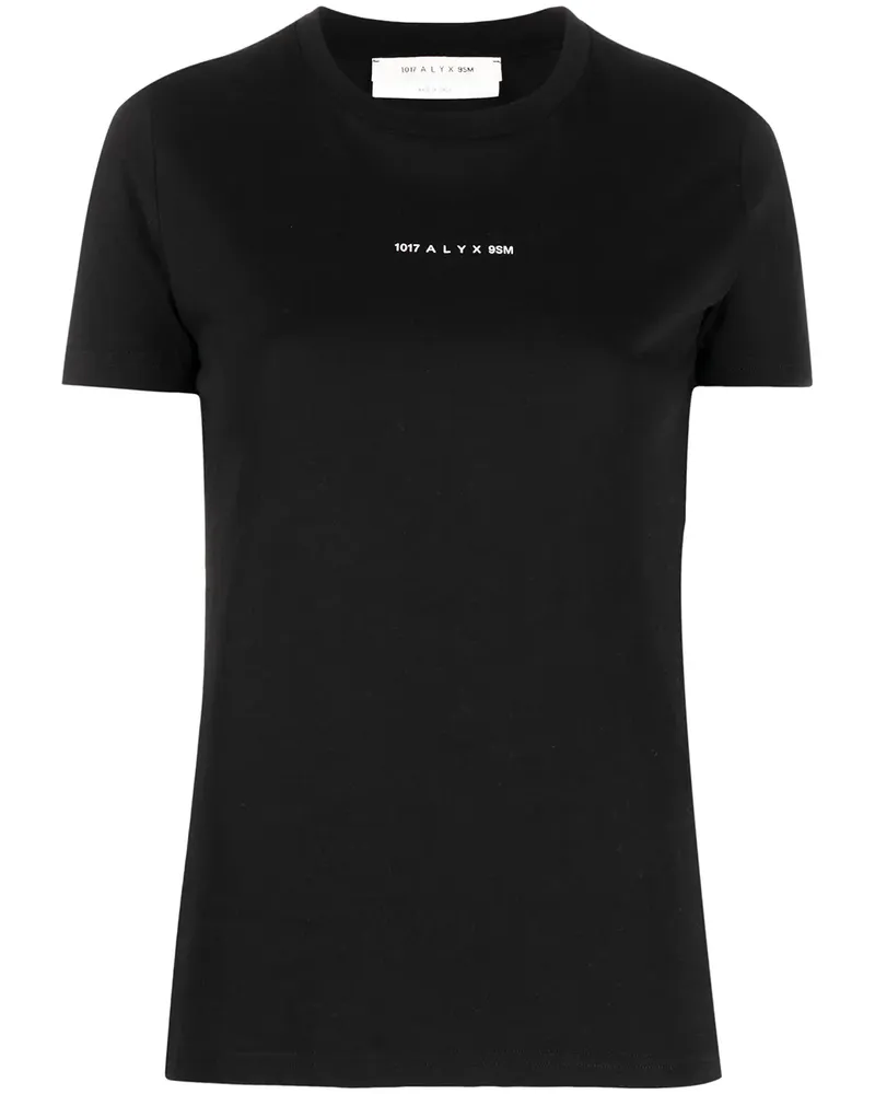 1017 ALYX 9SM T-Shirt mit Logo - Schwarz Schwarz