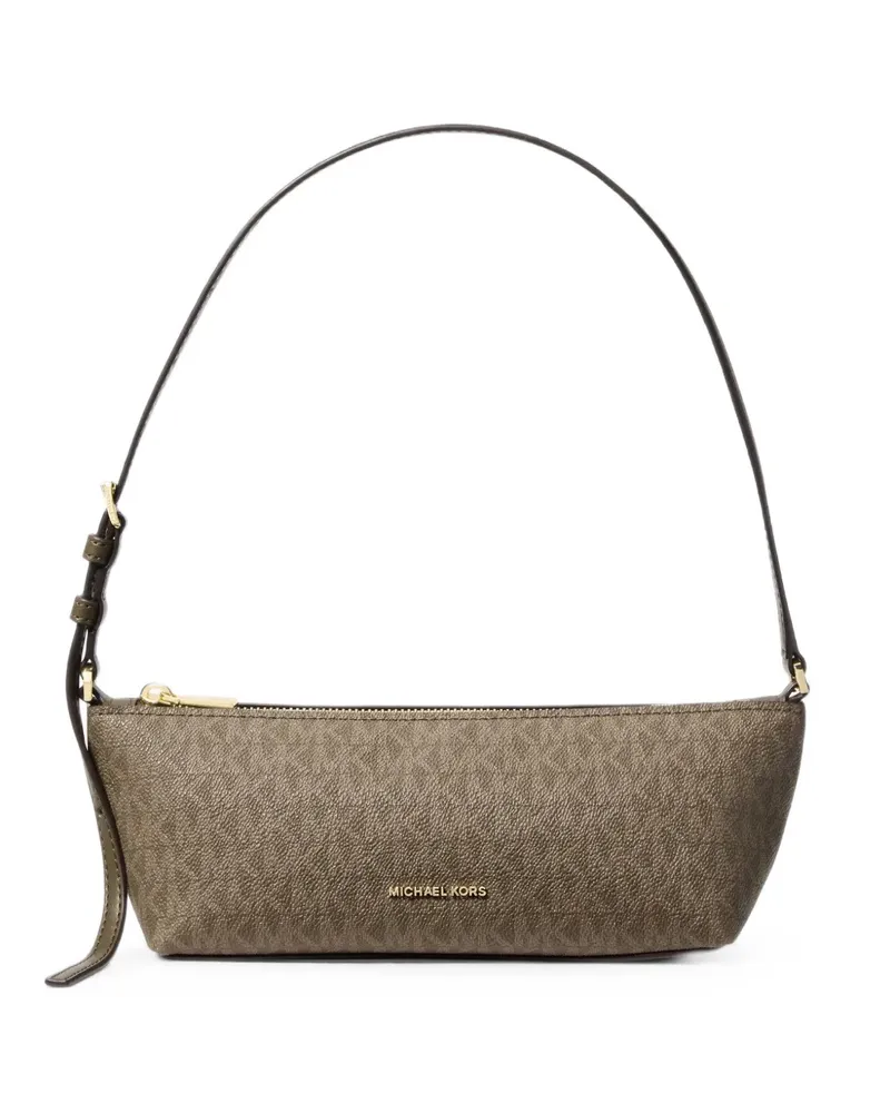 Michael Kors Laila small signature-logo satchel - Grün Grün