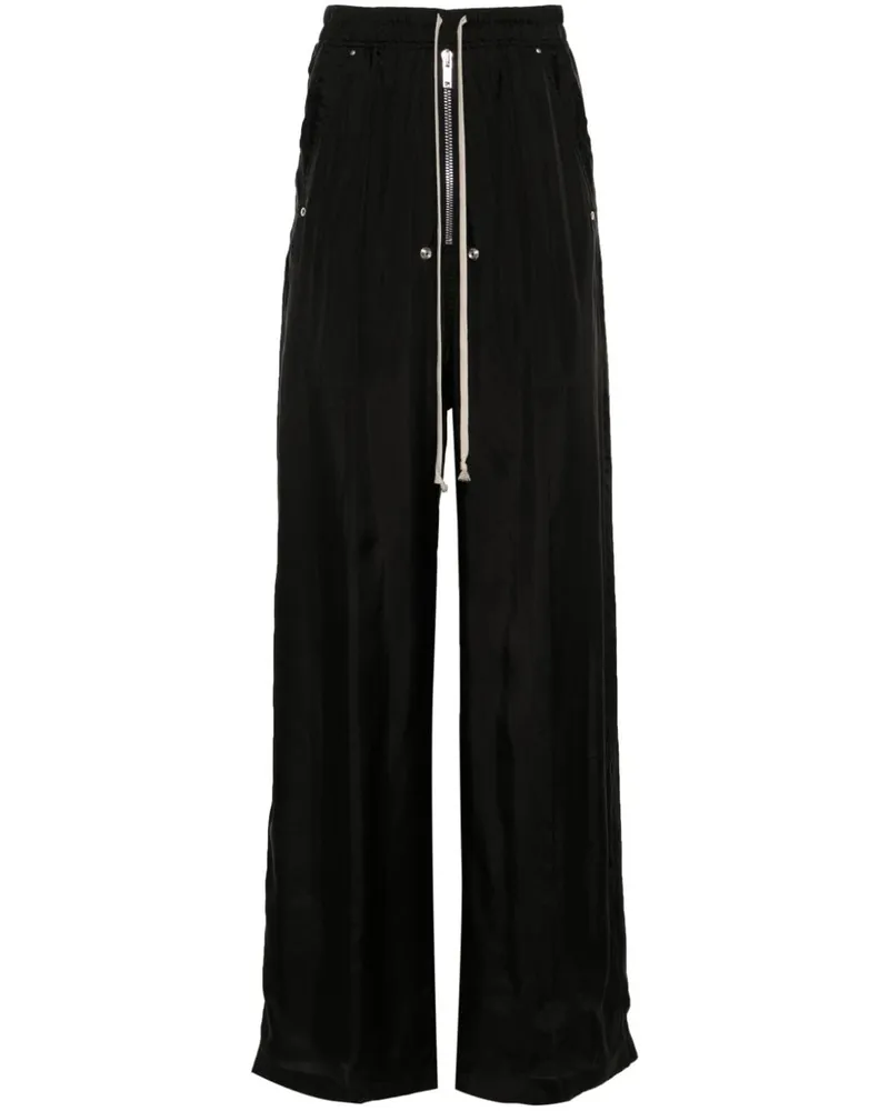 Rick Owens Wide-Leg-Hose mit Kordelzug Schwarz