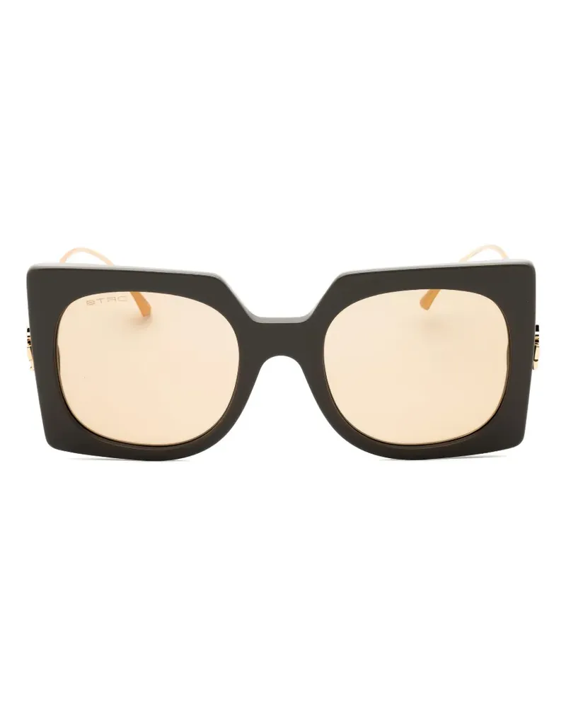 Etro oversized sunglasses - Schwarz Schwarz