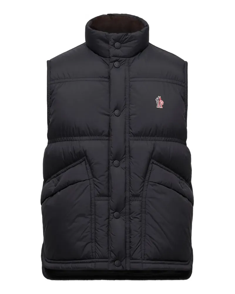 Moncler Wattierte Aul Weste - Schwarz Schwarz
