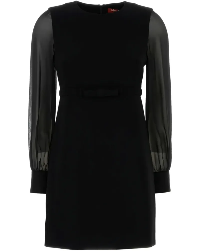 Max Mara Ritmo Minikleid - Schwarz Schwarz