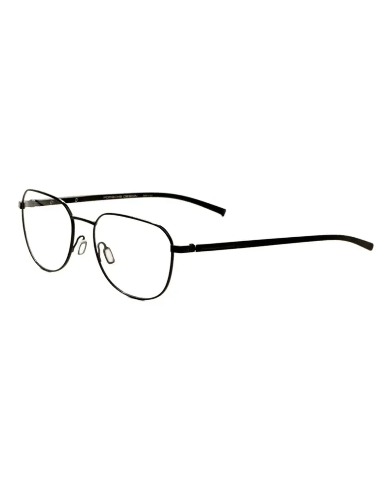 Porsche Design Brille mit geometrischem Gestell - Schwarz Schwarz