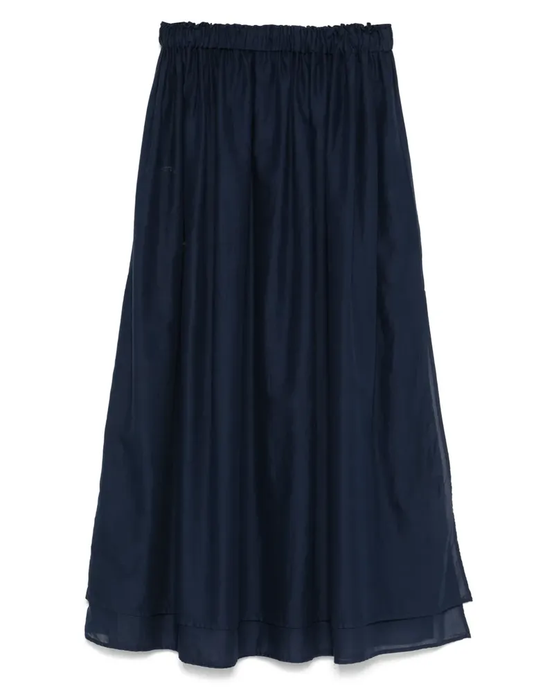 Jucca Klassischer Midirock - Blau Blau