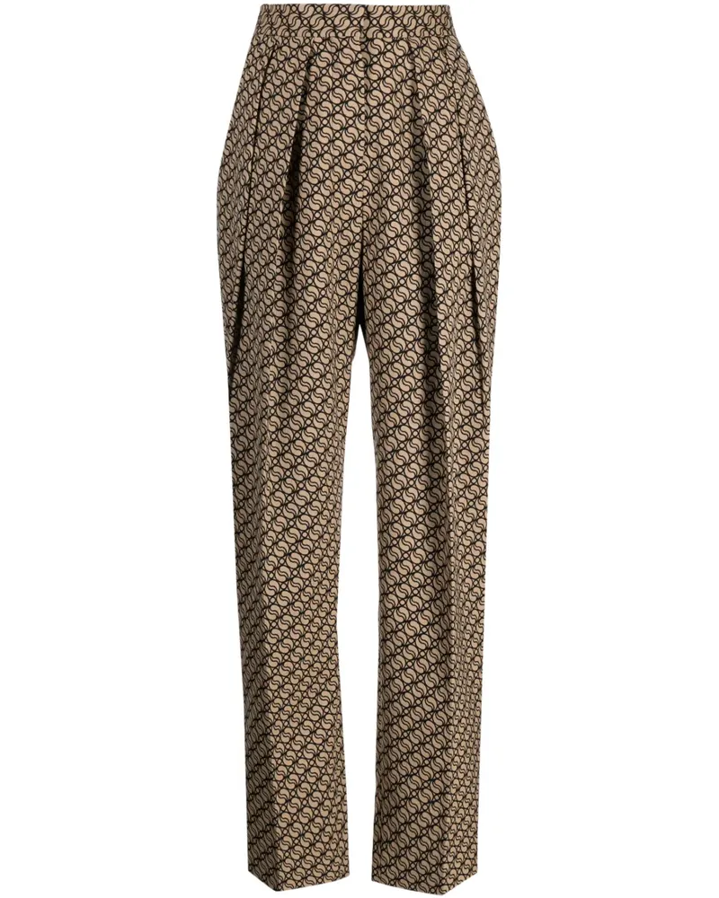 Stella McCartney Hose mit geradem Bein - Braun Braun