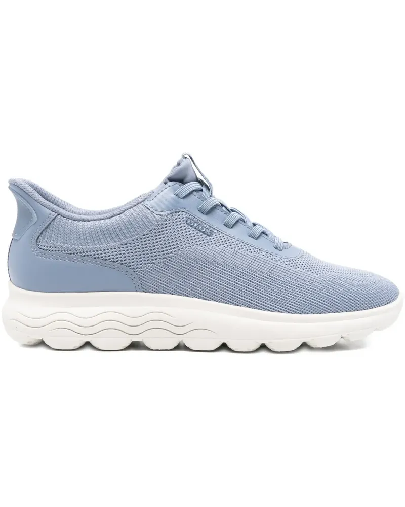 Geox Spherica Plus Sneakers in Strickoptik - Blau Blau