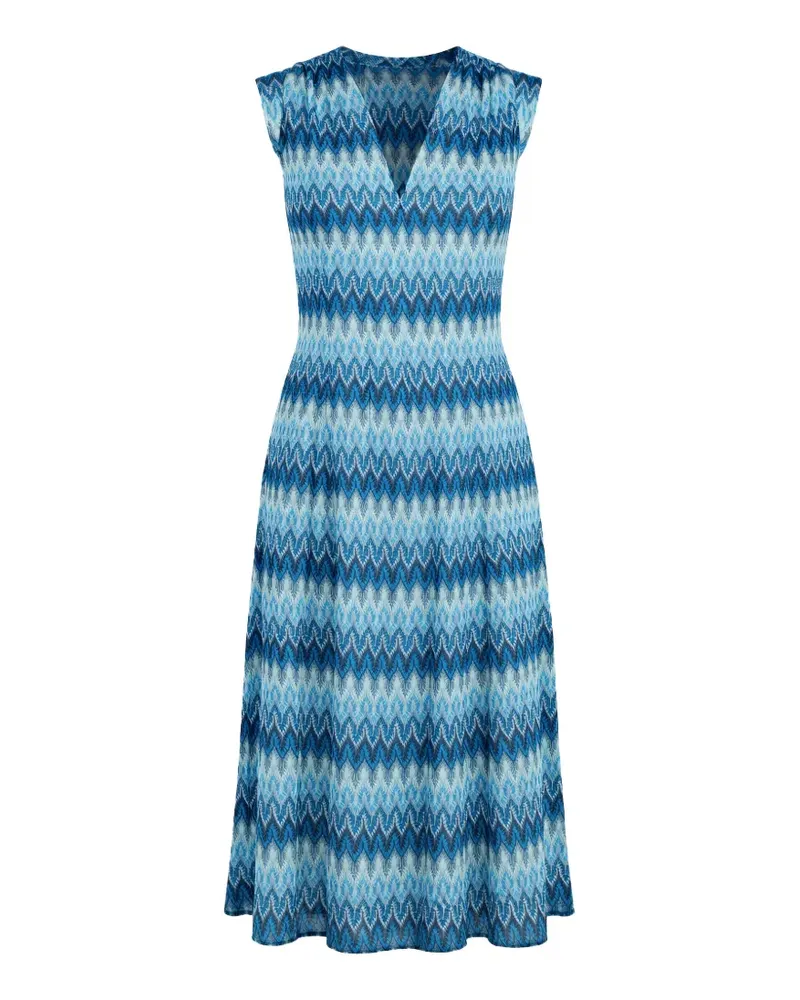 Derhy Fanchette midi dress - Blau Blau