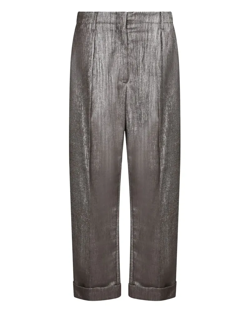 Brunello Cucinelli Hose mit Lurex-Detail - Braun Braun