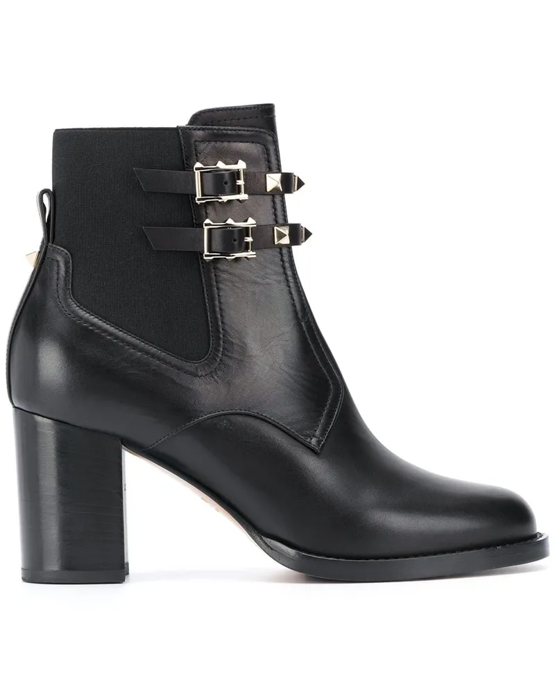 Valentino Garavani Rockstud' Stiefeletten Schwarz