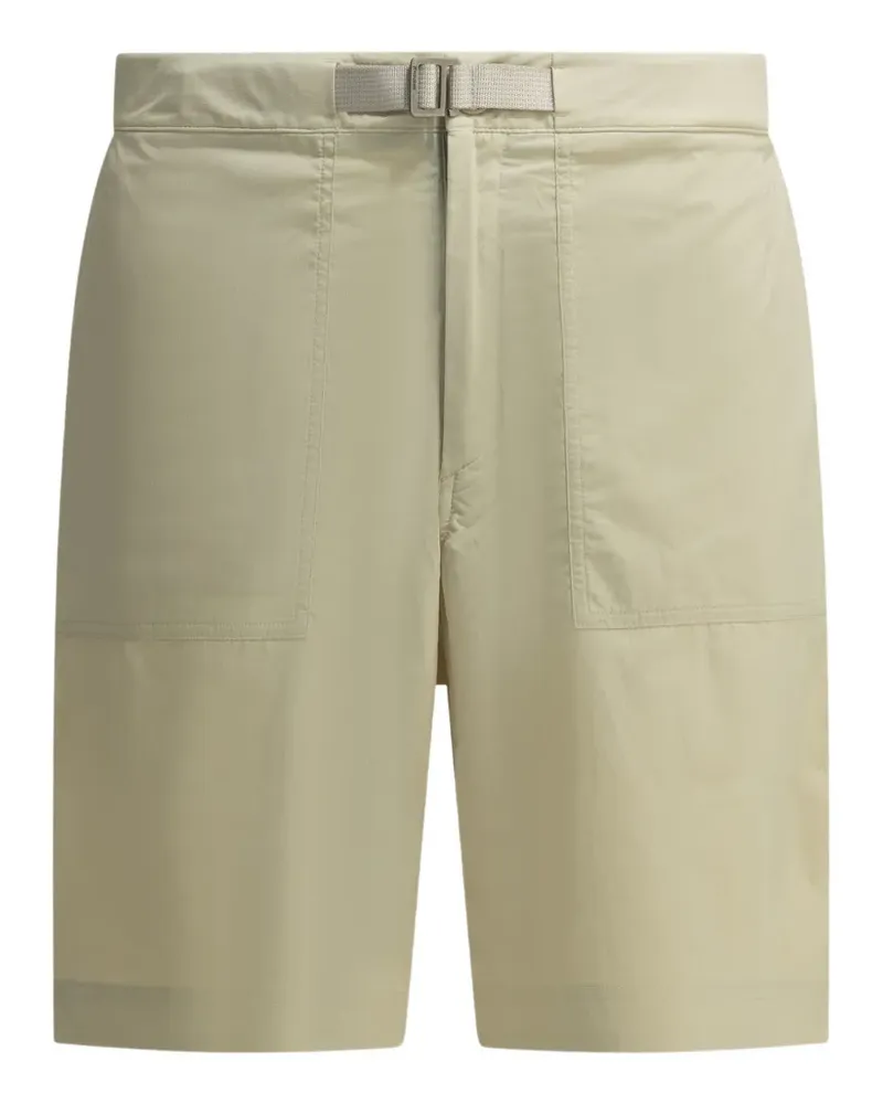 Houdini M Liquid Chore belted patch-pocket shorts - Nude Nude