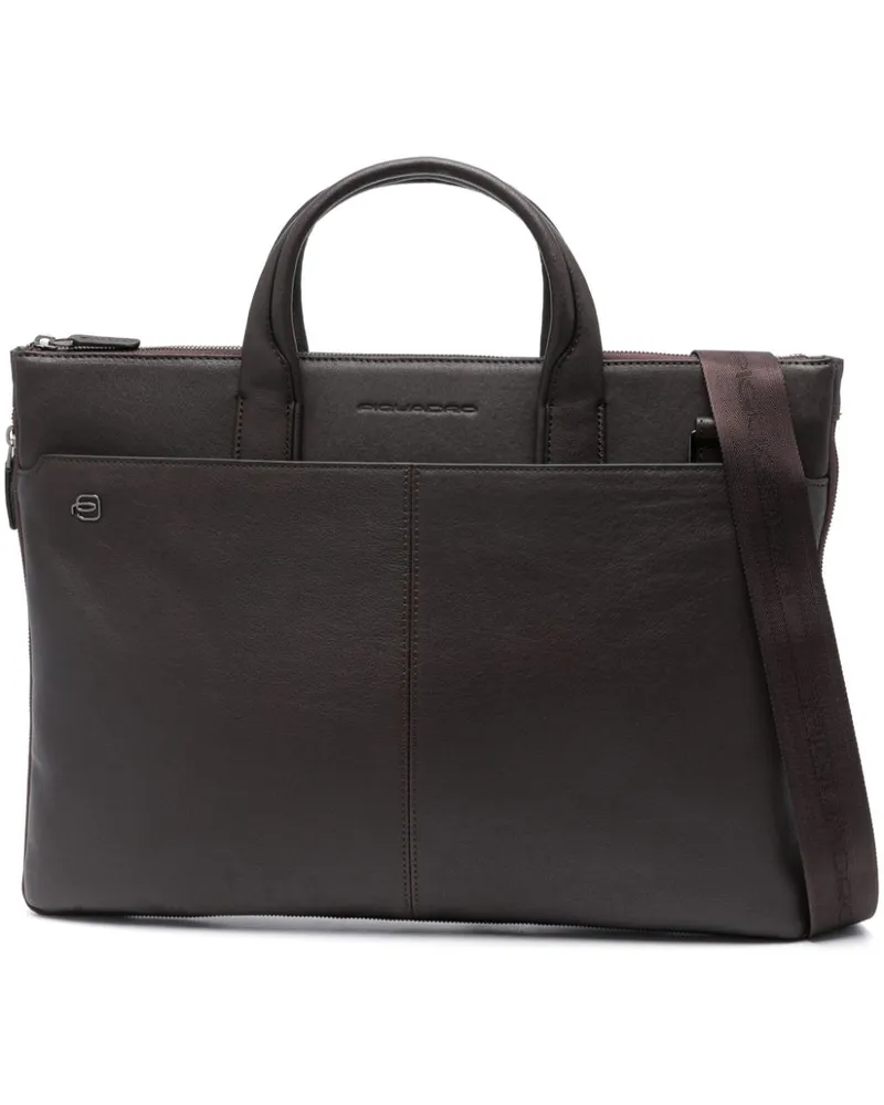 Piquadro Erweiterbare Laptoptasche - Braun Braun