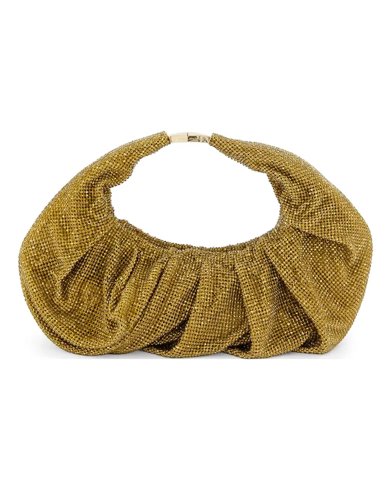 Benedetta Bruzziches Yennefer Schultertasche mit Strassverzierung - Gold Gold
