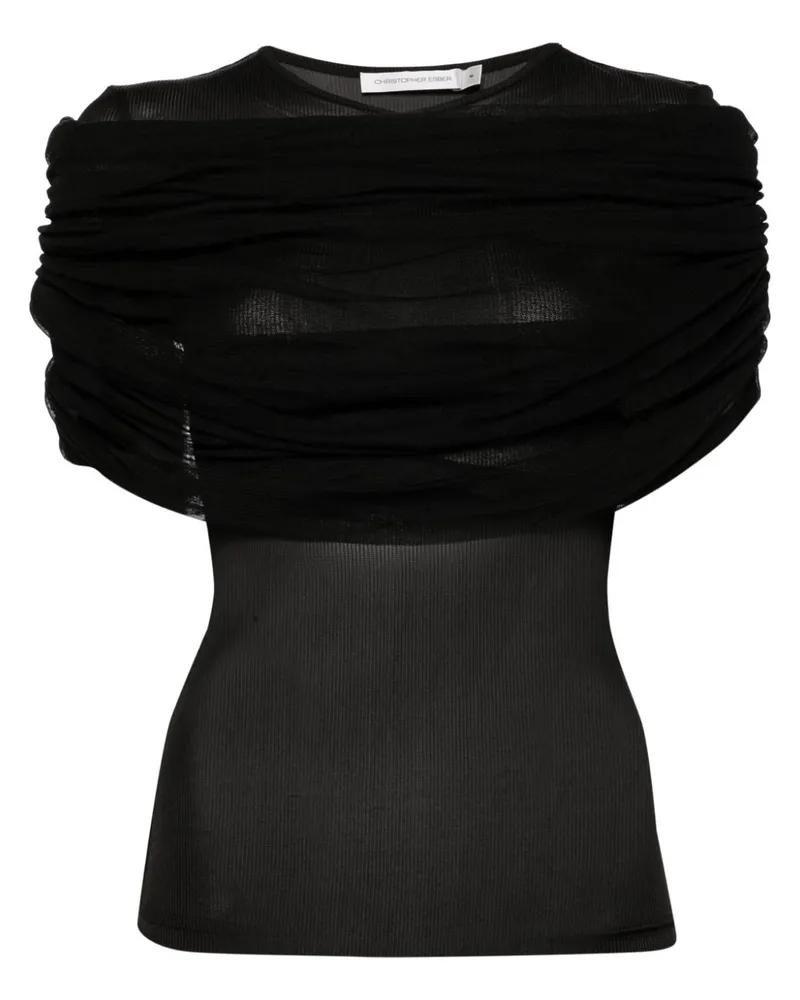 Christopher Esber Sonora T-Shirt - Schwarz Schwarz