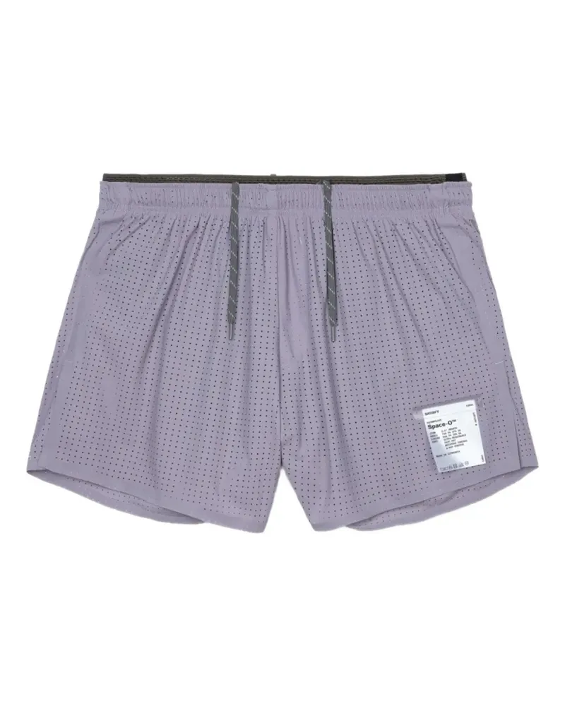 Satisfy Space-O perforated shorts - Violett Violett