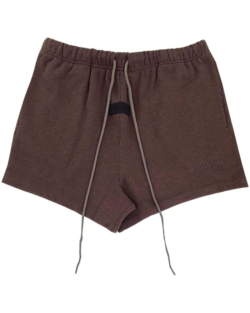 Fear of God Joggingshorts mit Logo-Applikation - Braun Braun