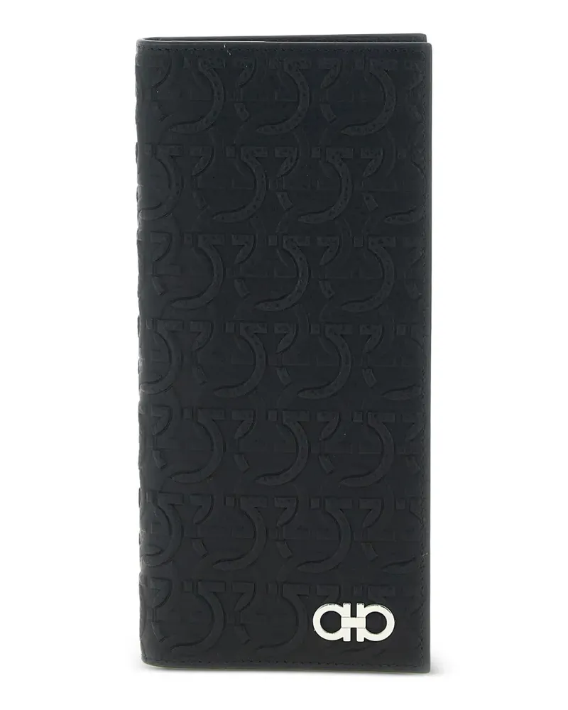 Ferragamo embossed-logo wallet - Schwarz Schwarz