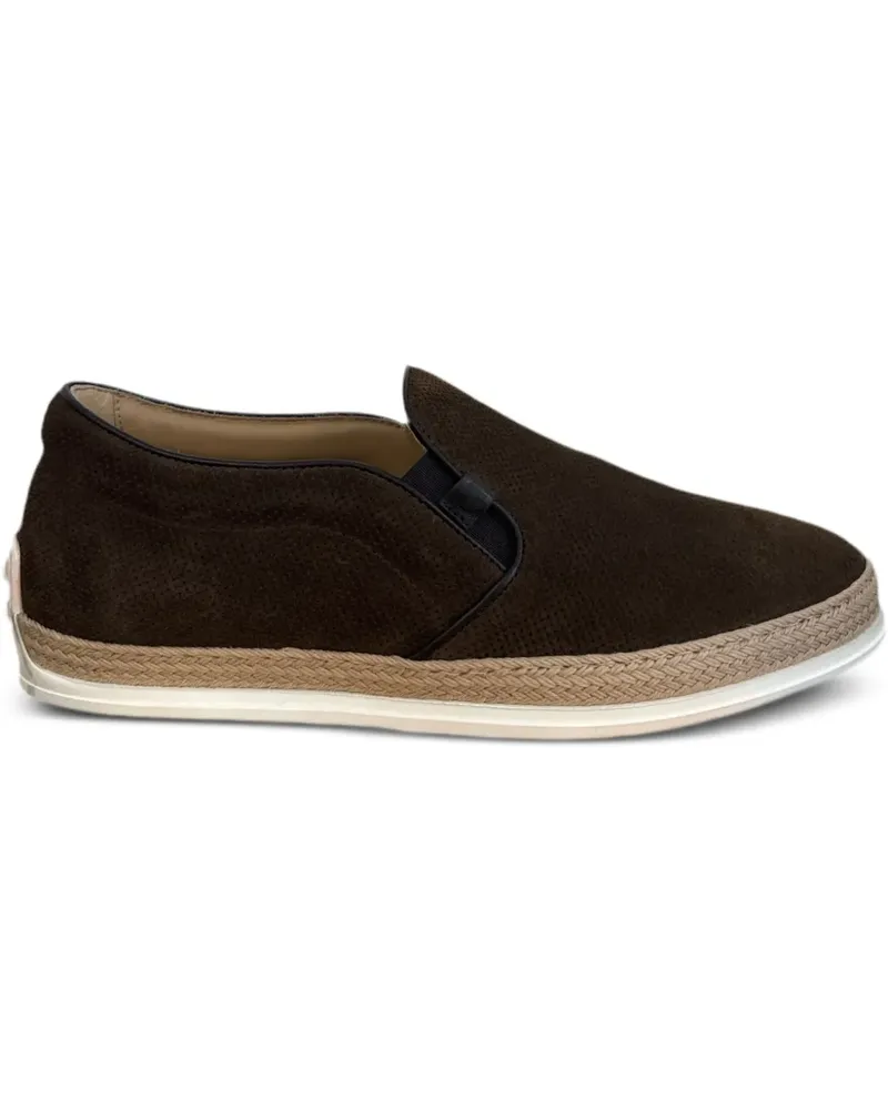 TOD'S Perforierte Loafer - Braun Braun