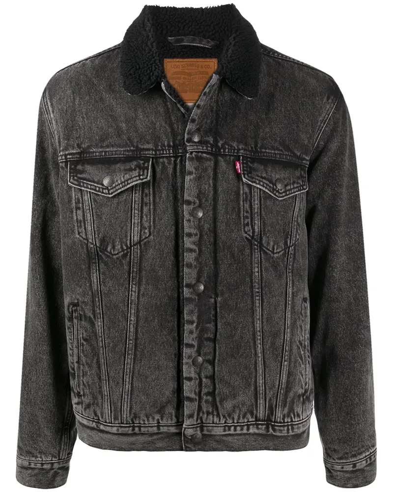 Levi's The Sherpa Type III' Trucker-Jacke - Schwarz Schwarz