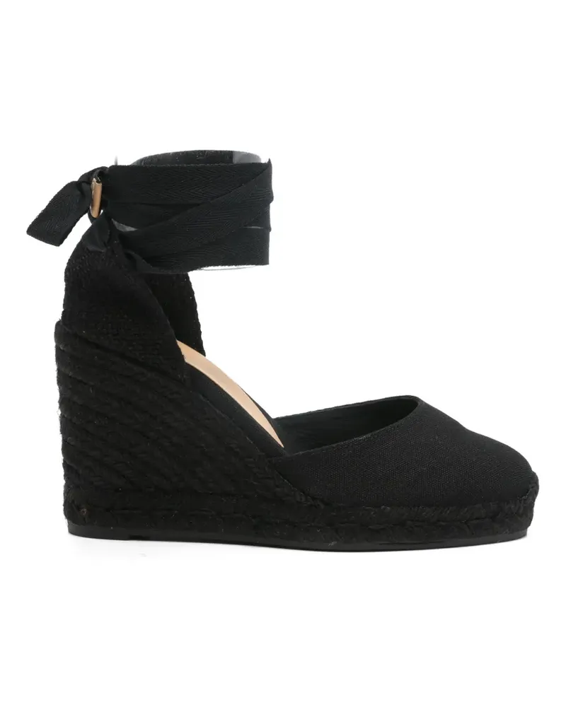 Castañer Carina heeled espadrilles - Schwarz Schwarz