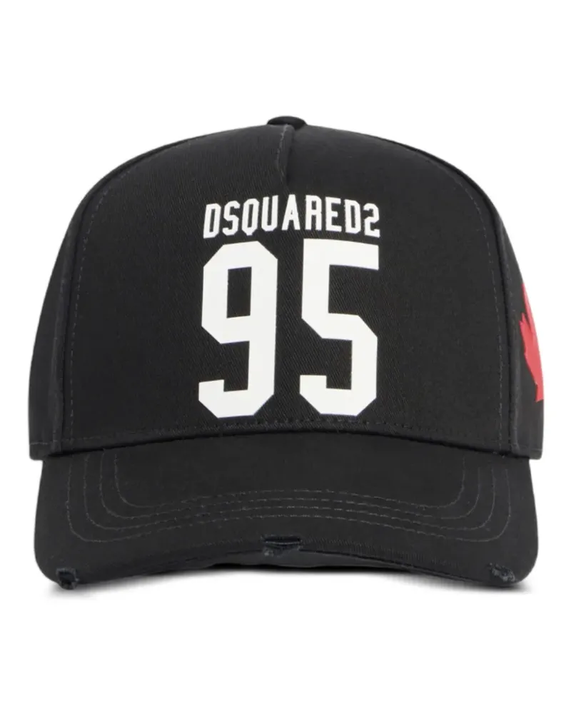 Dsquared2 Wild2 Baseballkappe - Schwarz Schwarz