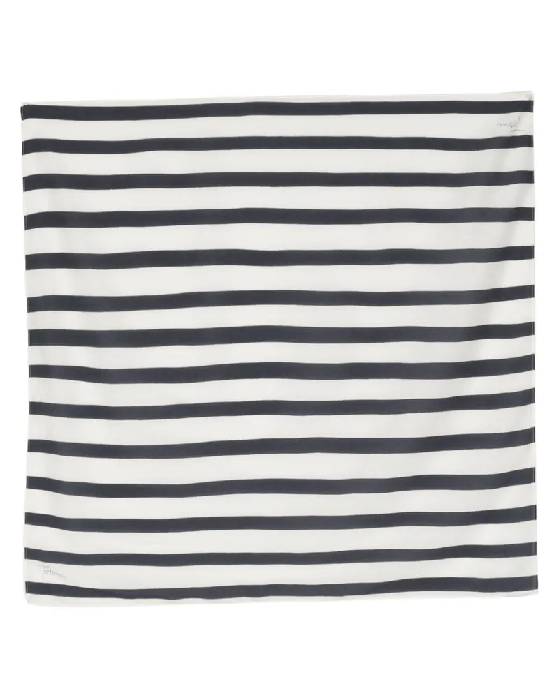 Totême Schal mit Streifen - Blau Blau