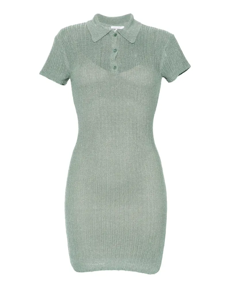 Patrizia Pepe knitted polo dress - Grün Grün