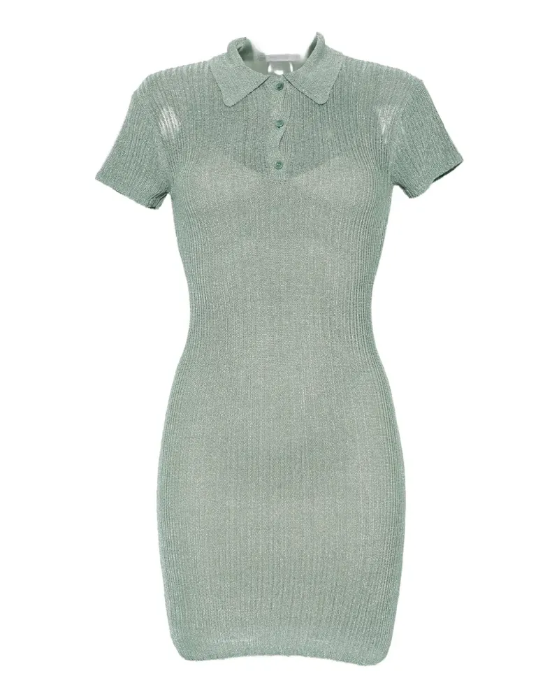 Patrizia Pepe knitted polo dress - Grün Grün