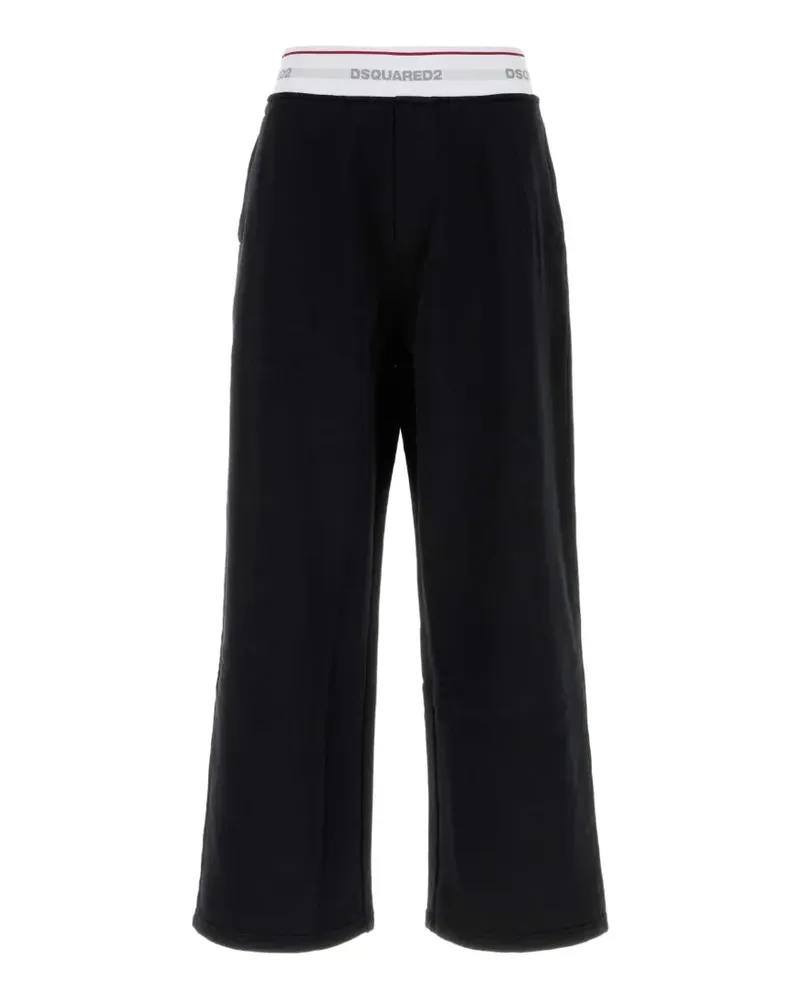 Dsquared2 Jogginghose mit Logo-Bund - Schwarz Schwarz