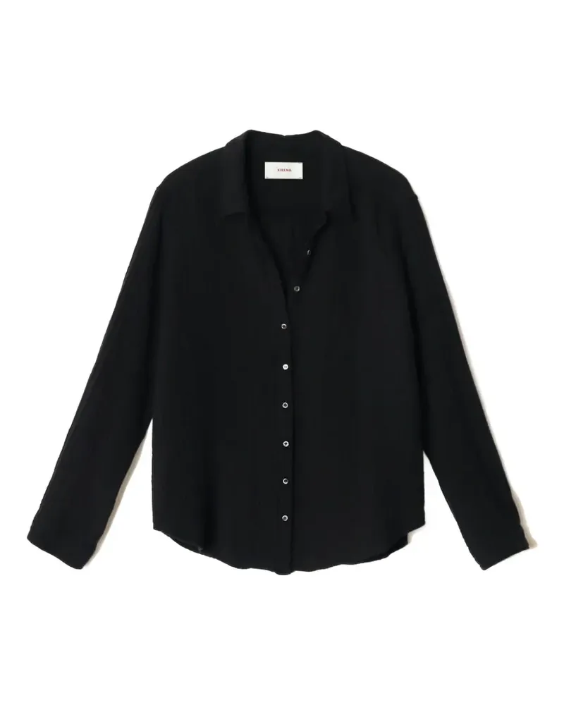 Xírena Strukturiertes Scout Hemd - Schwarz Schwarz