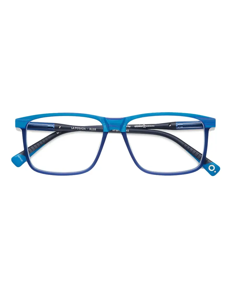 Etnia Barcelona La Posada Brille mit eckigem Gestell - Blau Blau