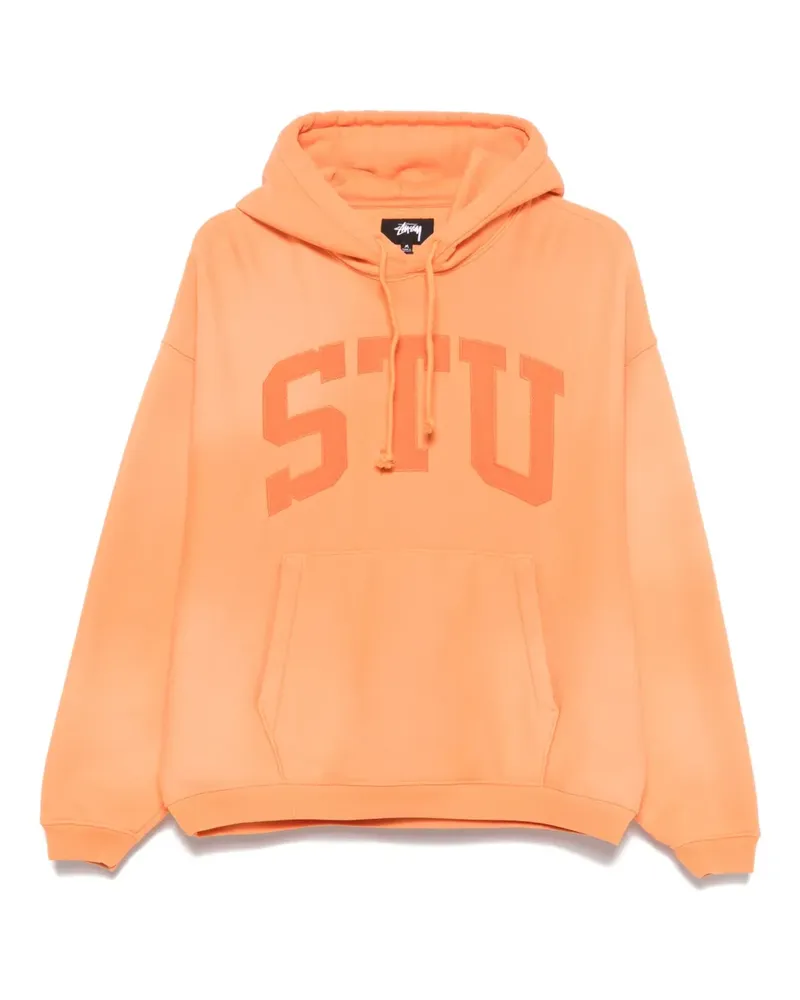Stüssy Stu Hoodie - Orange Orange