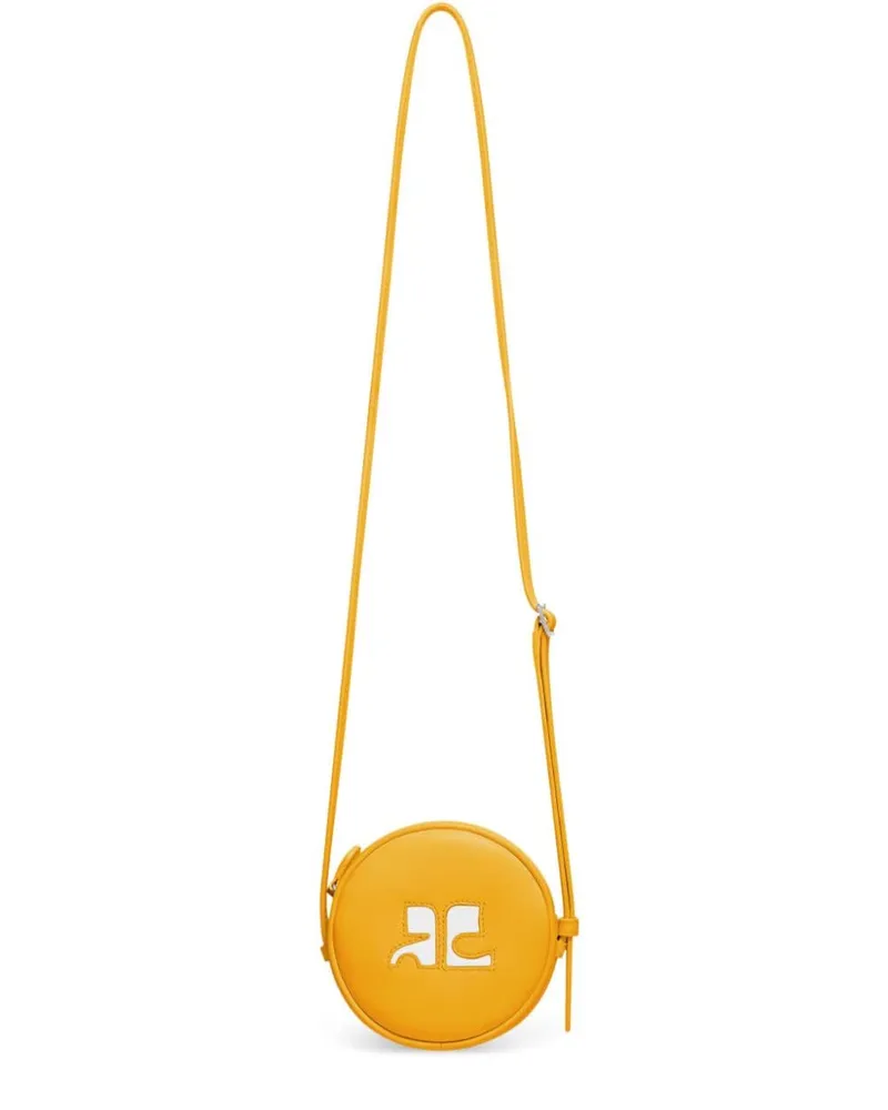 Courrèges Kleine Reedition Circle Tasche - Gelb Gelb