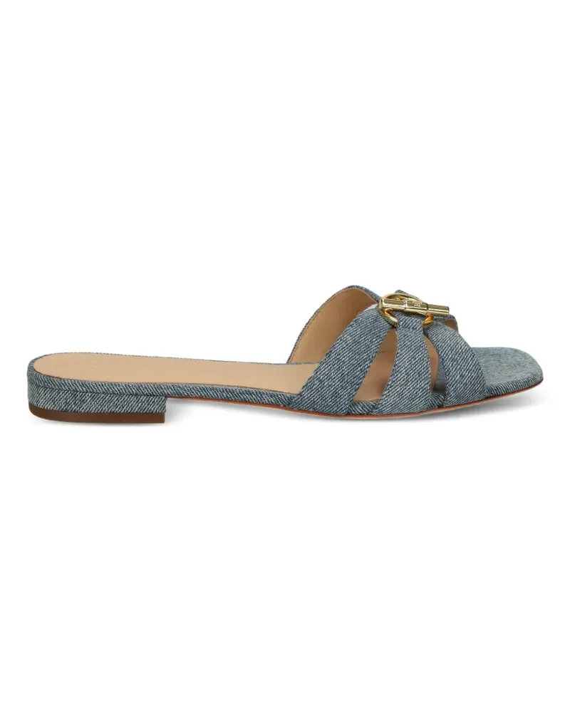 Ralph Lauren logo-plaque sandals - Blau Blau