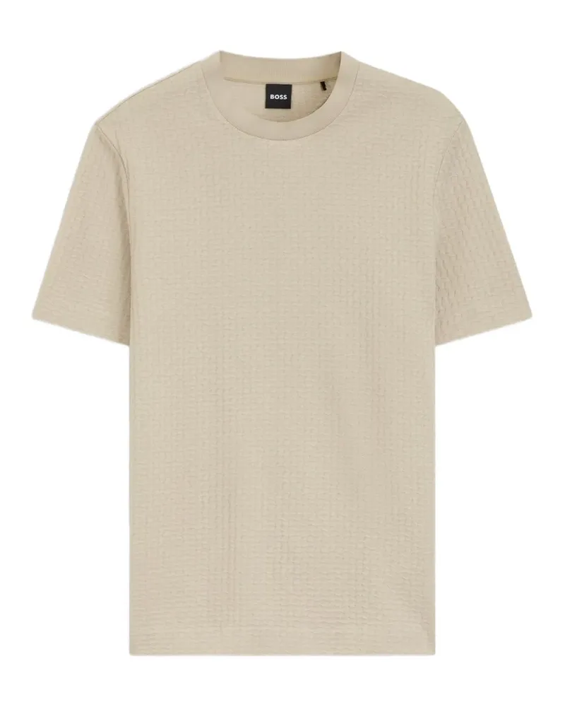 HUGO BOSS T-Shirt mit rundem Ausschnitt - Nude Nude