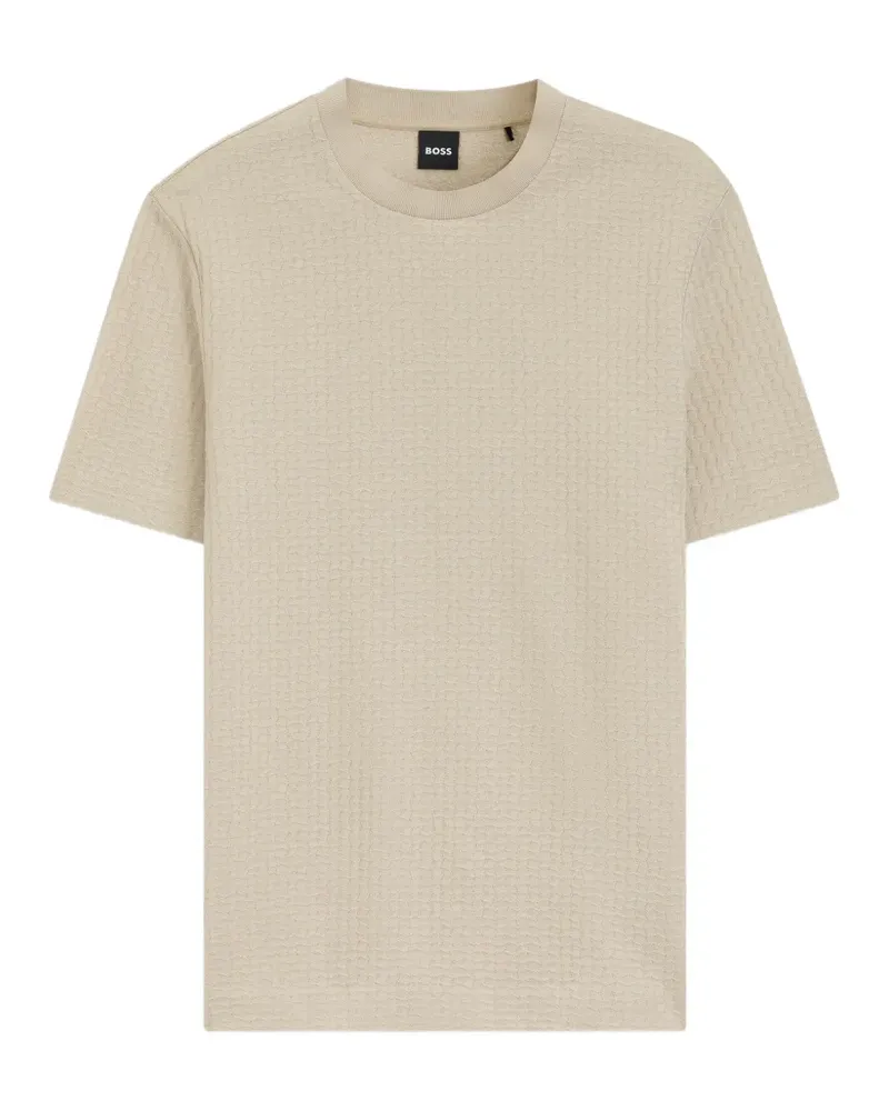 HUGO BOSS T-Shirt mit rundem Ausschnitt - Nude Nude