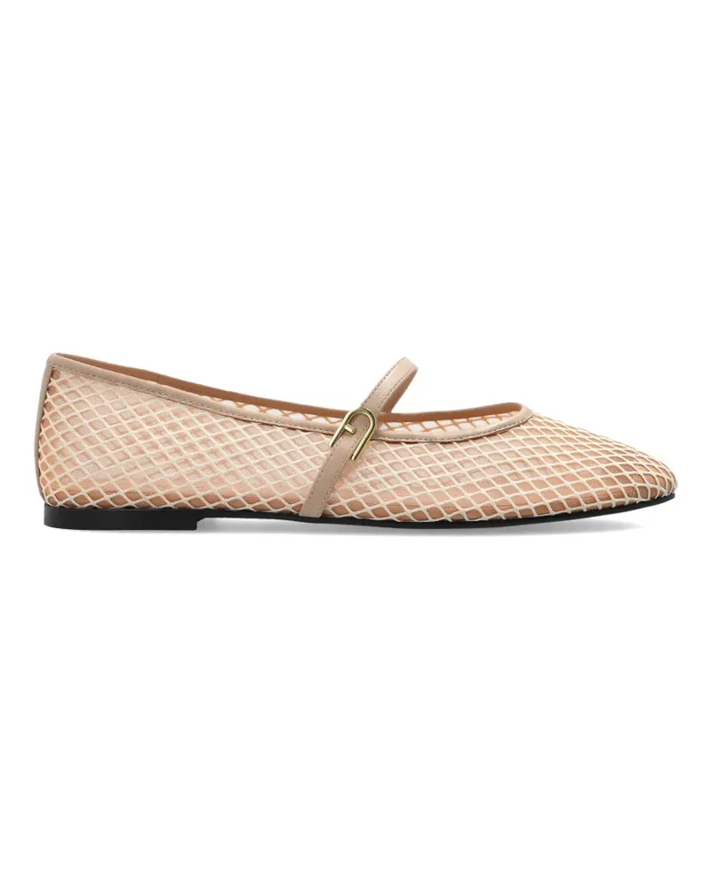 Furla Etoile net ballet flats - Nude Nude